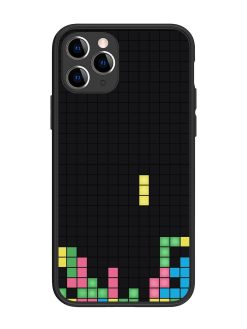 Square Game Glossy Metal TPU Phone Cover for Apple Iphone 11 Pro