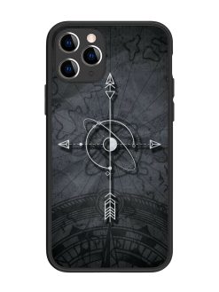 Lighting Cross Glossy Metal Phone Cover for Apple Iphone 11 Pro