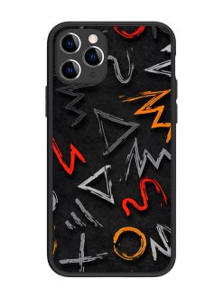Grungy Graffiti Glossy Metal Phone Cover for Apple Iphone 11 Pro