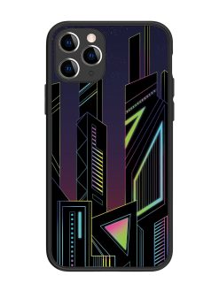 Neon Dreamscape Glossy Metal Phone Cover for Apple Iphone 11 Pro
