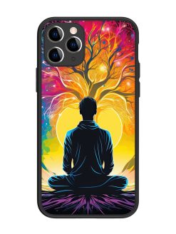 Mind Colourful Glossy Metal Phone Cover for Apple Iphone 11 Pro