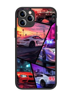 Ride In Pixels Glossy Metal Phone Cover for Apple Iphone 11 Pro