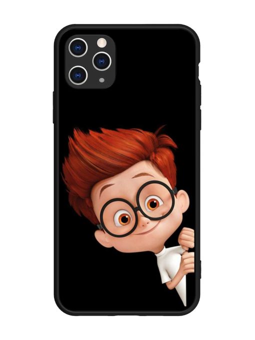 Smart Boy Cartoon Glossy Metal Phone Cover for Apple Iphone 11 Pro Max