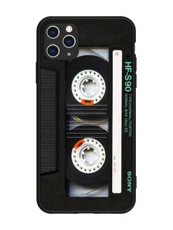 Sony Hf-S90 Cassette Glossy Metal Phone Cover for Apple Iphone 11 Pro Max
