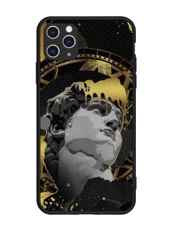 Roman Face Glossy Metal Phone Cover for Apple Iphone 11 Pro Max