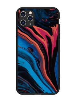 Liquefied Art Glossy Metal TPU Phone Cover for Apple Iphone 11 Pro Max