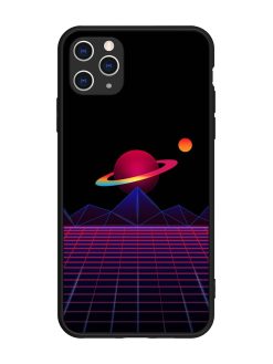 Wave Aesthetic Glossy Metal Phone Cover for Apple Iphone 11 Pro Max