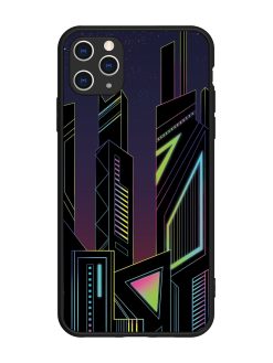 Neon Dreamscape Glossy Metal Phone Cover for Apple Iphone 11 Pro Max