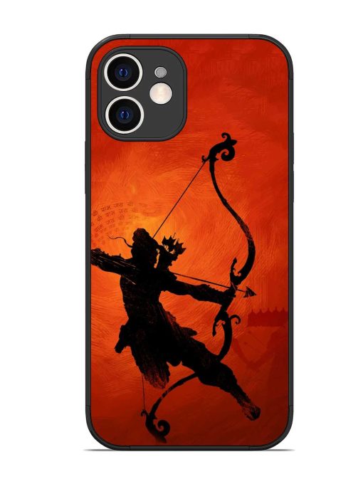 Illustration Lord Rama Glossy Metal Phone Cover for Apple Iphone 12