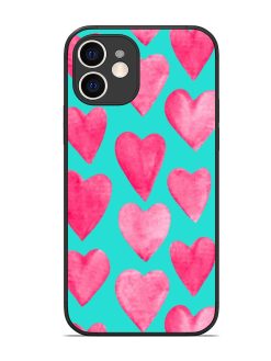 Beautiful Vector Illustration Glossy Metal Phone Cover for Apple Iphone 12