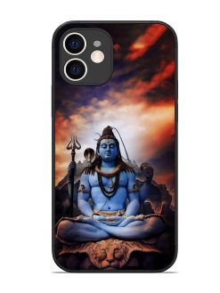 Jai Jai Shiv Glossy Metal Phone Cover for Apple Iphone 12