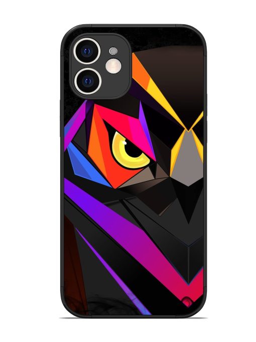 Wpap Owl Glossy Metal Phone Cover for Apple Iphone 12 Edge Zapvi