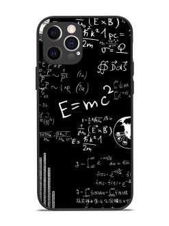E=Mc2 Mass?Energy Equivalence Glossy Metal Phone Cover for Apple Iphone 12 Pro