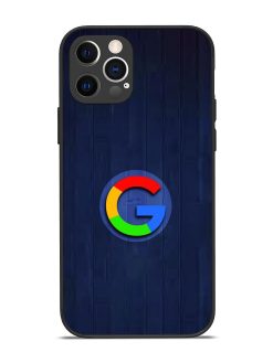 Google Logo Printed Glossy Metal TPU Phone Cover for Apple Iphone 12 Pro