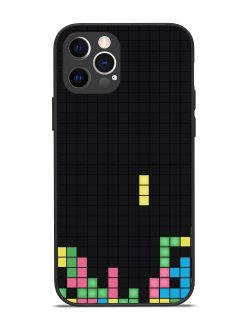 Square Game Glossy Metal TPU Phone Cover for Apple Iphone 12 Pro