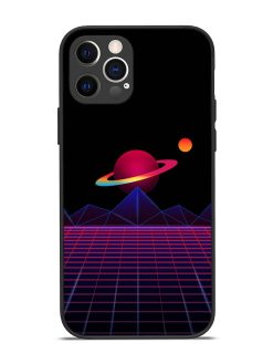 Wave Aesthetic Glossy Metal Phone Cover for Apple Iphone 12 Pro