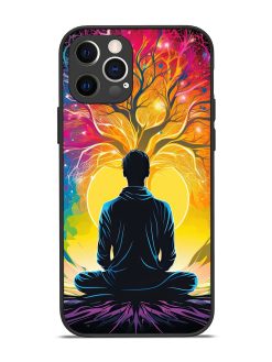 Mind Colourful Glossy Metal Phone Cover for Apple Iphone 12 Pro
