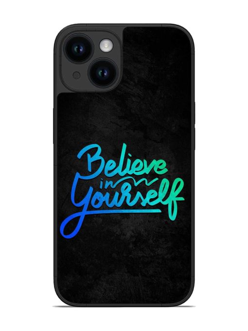 Believe In Yourself Glossy Metal Phone Cover for Apple Iphone 14