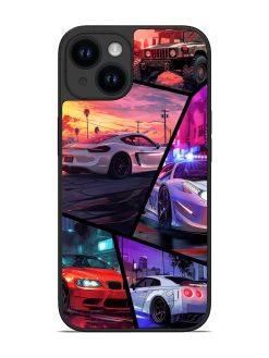 Ride In Pixels Glossy Metal Phone Cover for Apple Iphone 14