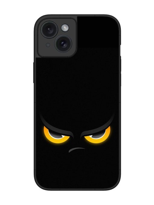 Scary Yellow Eye Glossy Metal TPU Phone Cover for Apple Iphone 15 Plus Edge Zapvi