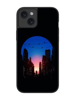 Minima City Vibe Glossy Metal Phone Cover for Apple Iphone 15 Plus
