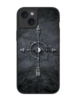 Lighting Cross Glossy Metal Phone Cover for Apple Iphone 15 Plus