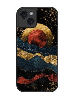 Bob Creek Glossy Metal Phone Cover for Apple Iphone 15 Plus