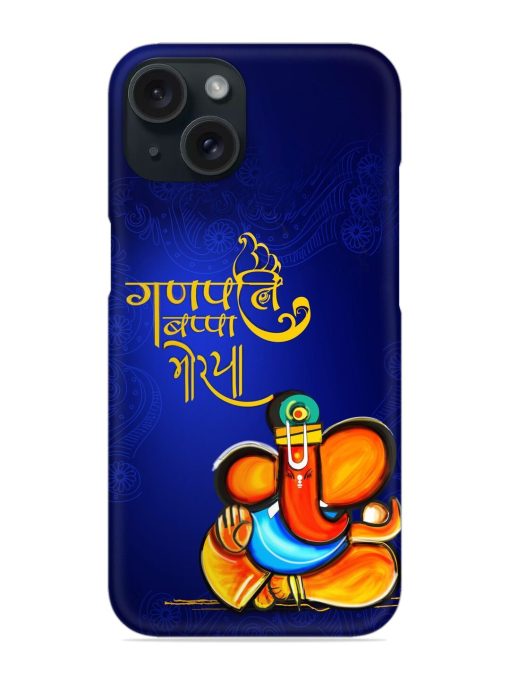 Ganpati Bapa Moriya Snap Case Edge Zapvi