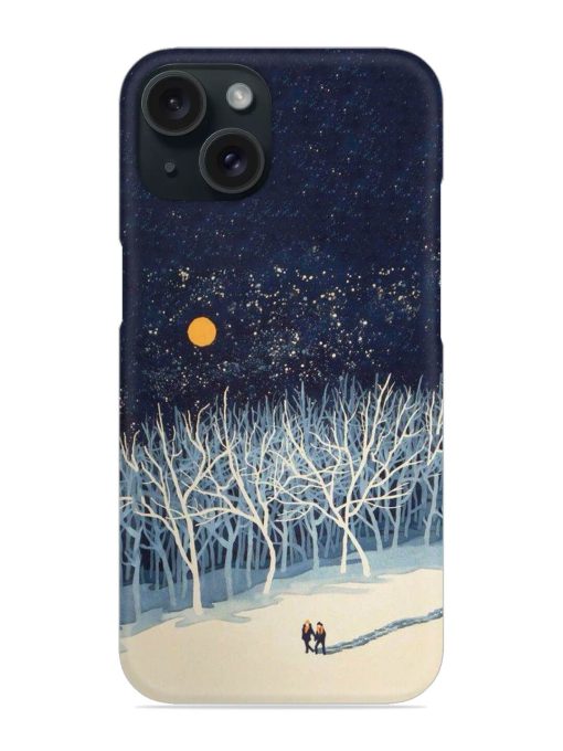 Full Moon Snowshoe Tour Snap Case Edge Zapvi