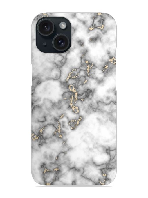 Gray And Gold Marble Snap Case