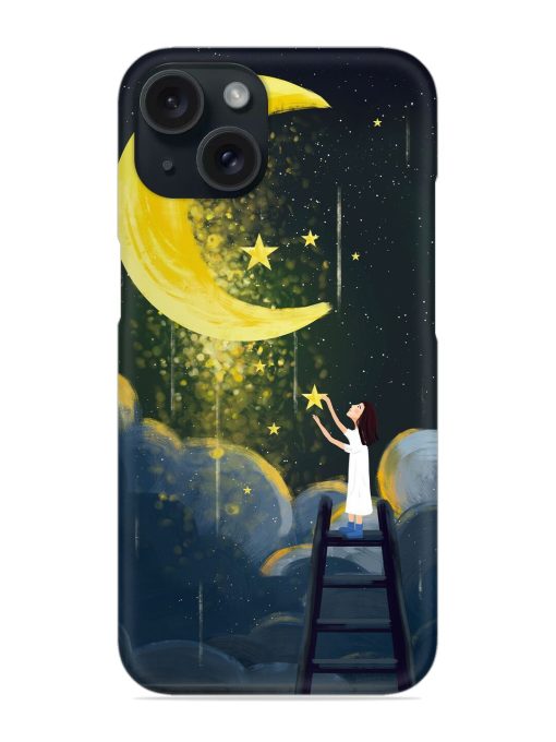 Moonlight Healing Night Illustration Snap Case