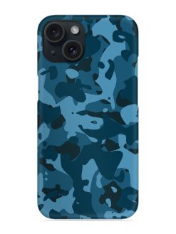 Dark Blue Shadow Army Military Art Snap Case