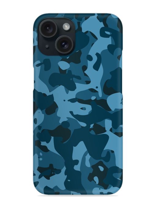 Dark Blue Shadow Army Military Art Snap Case