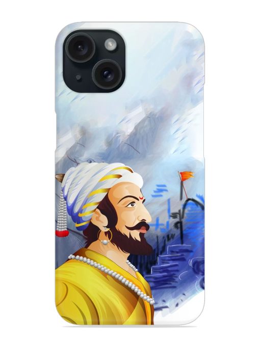 Shivaji Maharaj Color Paint Art Snap Case