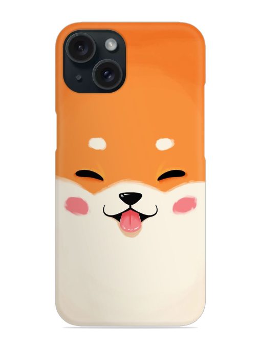 Cute Dog Face Vector Snap Case