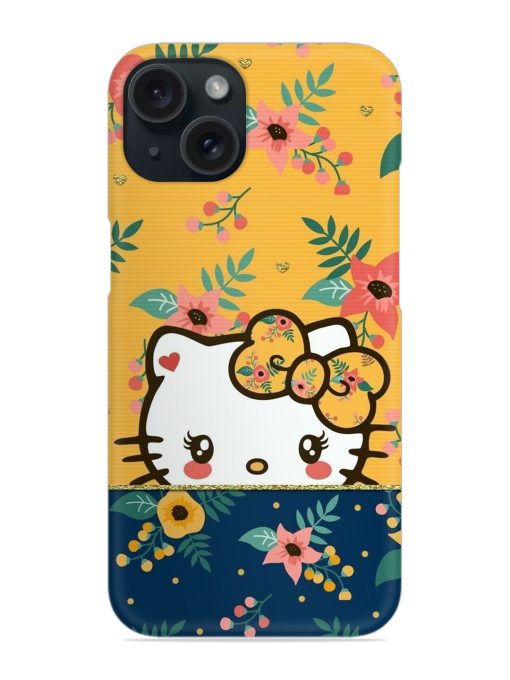 Hello Kitty Yellow Art Snap Case