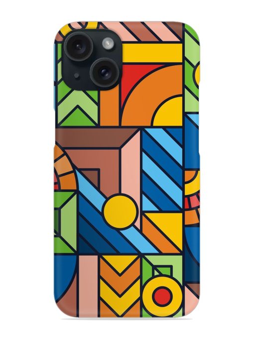 Colorful Geometric Snap Case