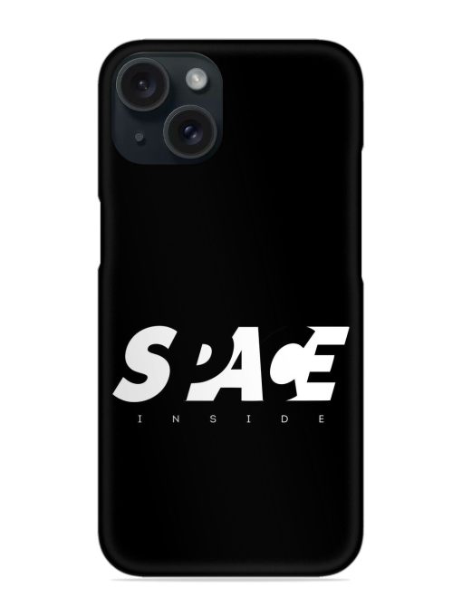 Space Typography Art Snap Case