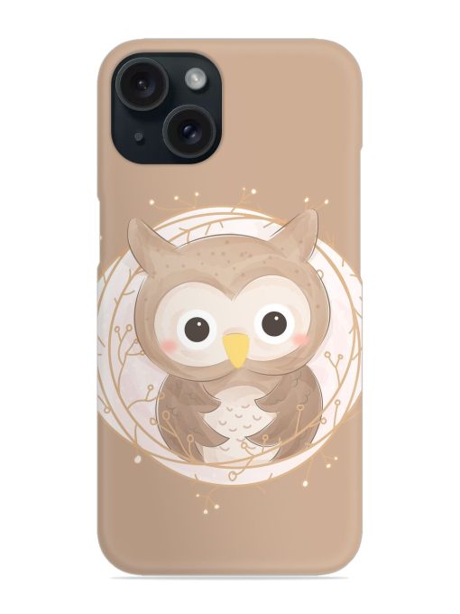 Owl With Cuteness Snap Case