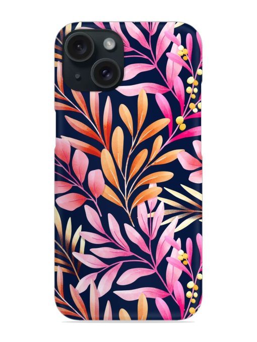 Seamless Colorful Floral Snap Case