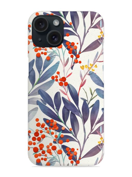 Seamless Floral Pattern Snap Case