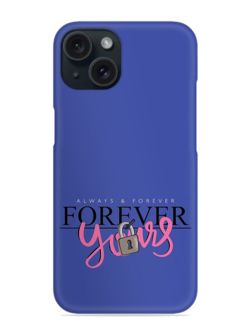 Forever Young Slogan Snap Case