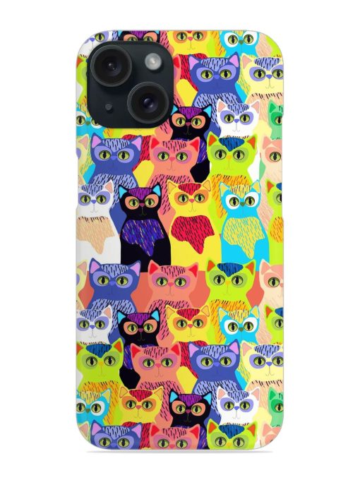 Cute Colorful Cats Snap Case