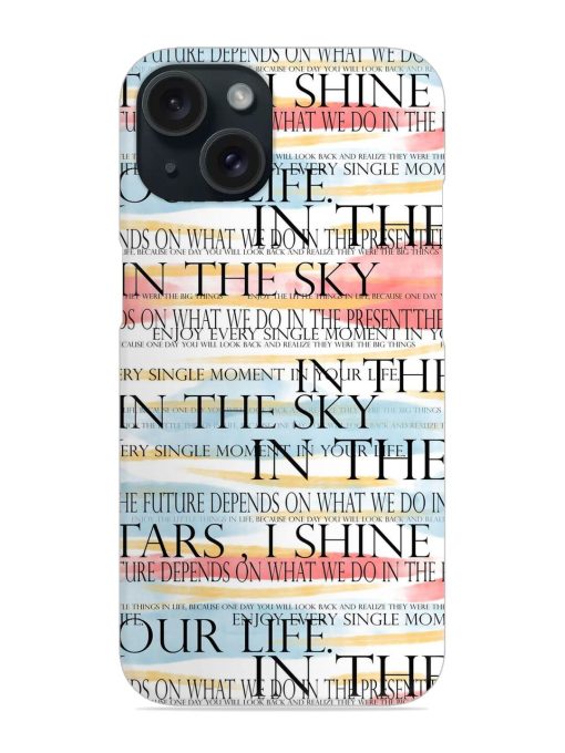 Seamless Slogans Pattern Snap Case