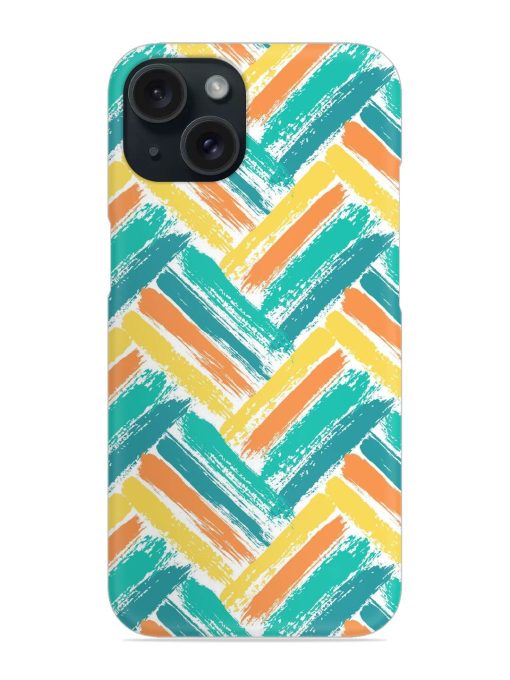 Painted Chevron Pattern Snap Case