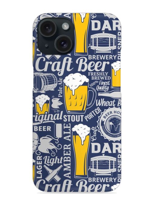 Typographic Vector Beer Snap Case