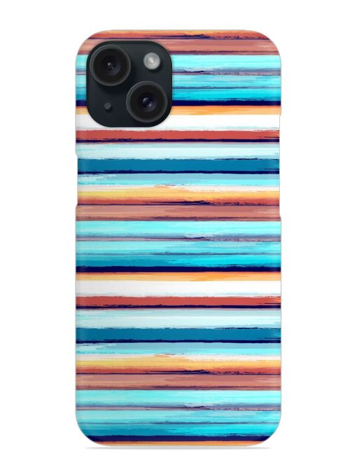 Watercolor Striped Fashion Snap Case Edge Zapvi