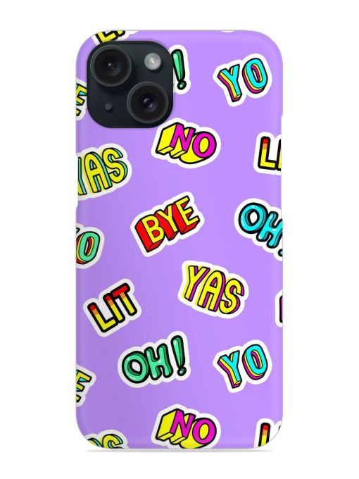 Seamless Pattern Patches Snap Case