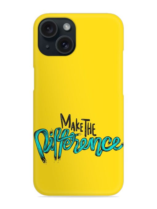 Quote Make Difference Snap Case