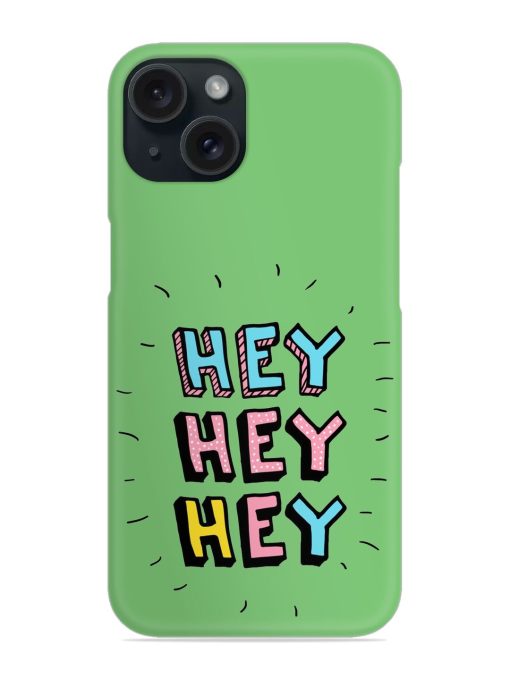 Hey Vector Cartoon Snap Case